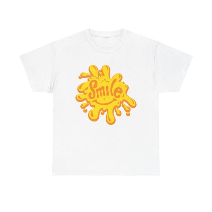 Smile T-Shirt – Positive Vibes with Bold Smile Graphic