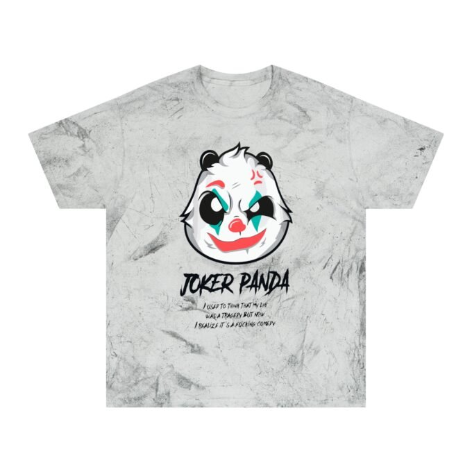 Joker Panda T-Shirt – Dark Comedy Panda Design with Bold Quote