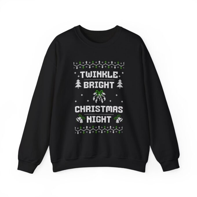 Twinkle Bright Christmas Night Sweater – Festive Holiday Apparel